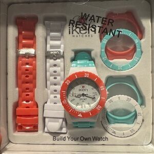 Women's Sport Watch Set - Red, White, and Blue
